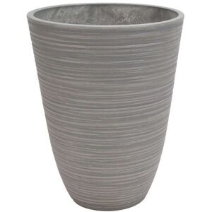 Milani Home Vaso Per Piante Da Esterno Interno Di Design In Fibra Sintetica Resistente Antracite x 46 x cm