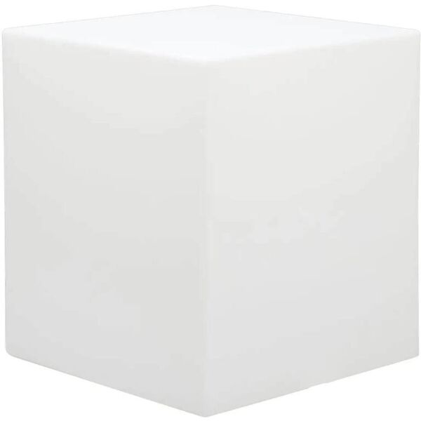 milani home cubo luminoso rgb con pannello solare per esterno giardino multicolor cm 40 x 4 multicolor 40 x 40 x 40 cm