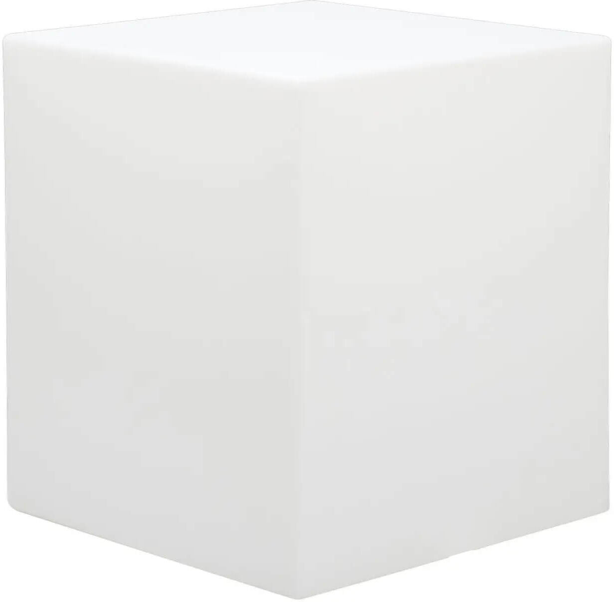 Milani Home cubo luminoso per esterno giardino con luce bianca cm 40 x 40 x 40 h Bianco 40 x 40 x 40 cm