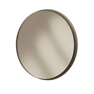Milani Home specchio rotondo fumè di design moderno industrial cm diametro 90 Bronzo x x cm