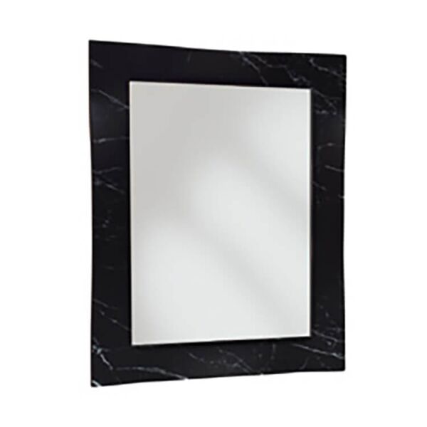 milani home erato - specchio moderno con effetto marmo cm 68 x 90