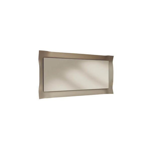 milani home specchio moderno rettangolare di design moderno industrial cm 170 x 67 oro x x cm