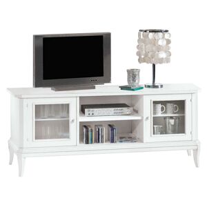 Milani Home KONNOR - mobile porta tv in legno massello 164x46x64