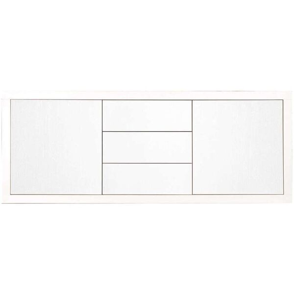 milani home mobile base cm 186x45x75 h bianco per cucina sala da pranzo salotto soggiorno c bianco 186 x 75 x 45 cm