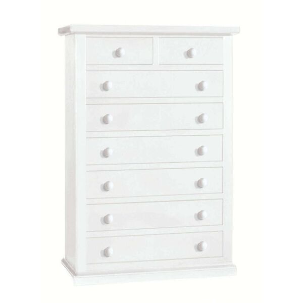 milani home cassettiera in legno massello 87x45x127 bianco 87 x 127 x 45 cm