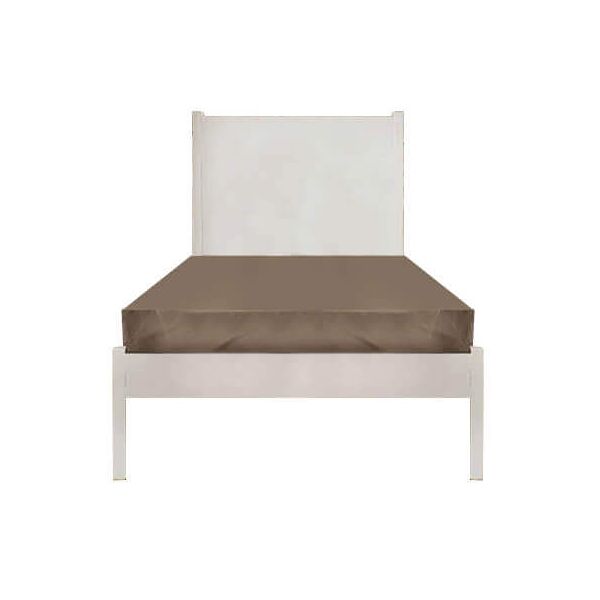 milani home celestia - letto singolo in legno bianco cm 100 x 212 x 115 h
