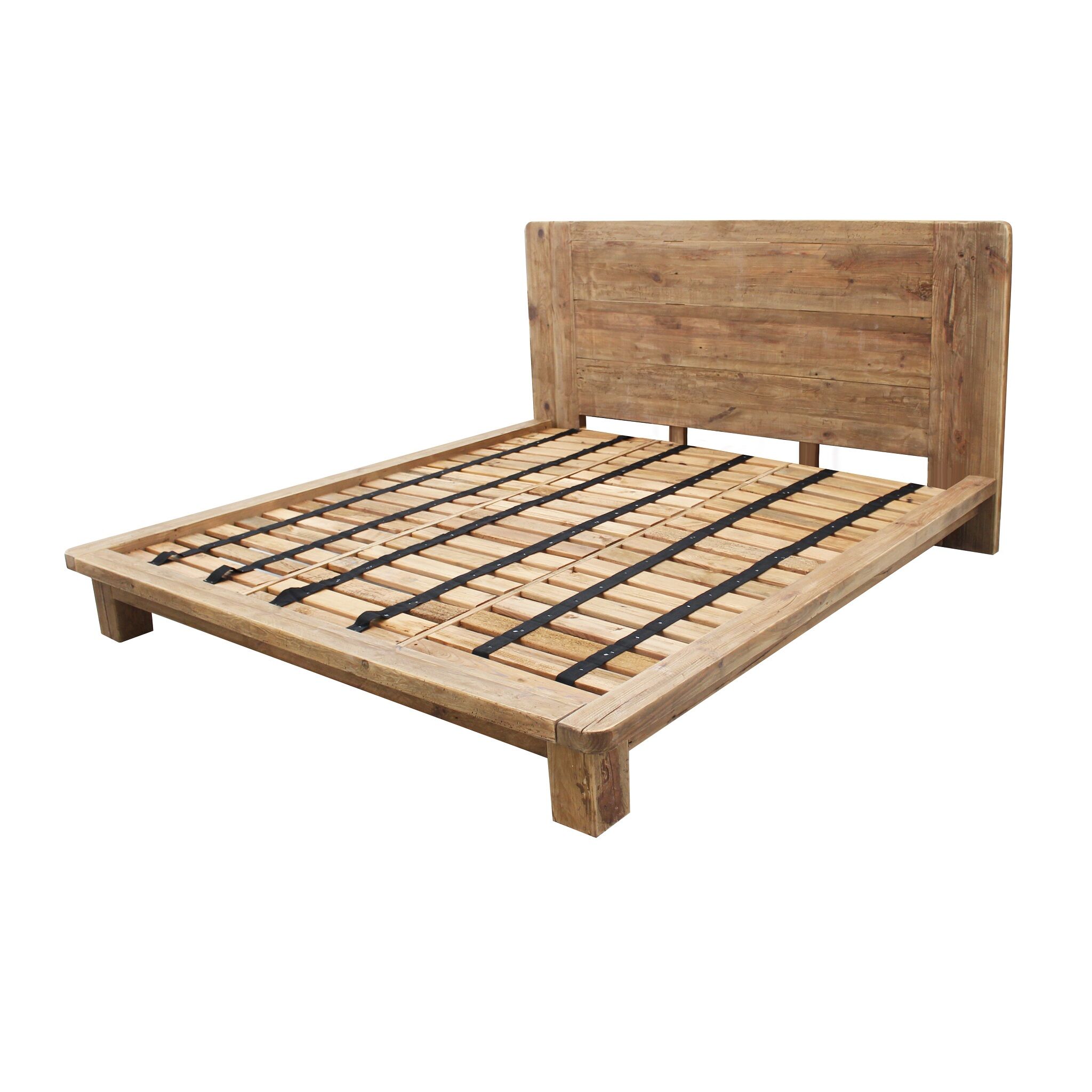 Milani Home PEZ - letto in legno di pino riciclato