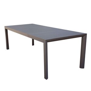Milani Home EQUITATUS - tavolo da giardino allungabile in alluminio 135/180X70