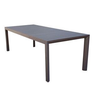 Milani Home EQUITATUS - tavolo da giardino allungabile in alluminio 225/300x100
