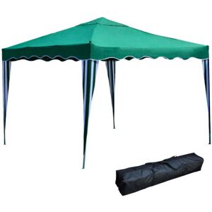 Milani Home HEBES - gazebo pieghevole e richiudibile completo di sacca protettiva 3x3 in metallo