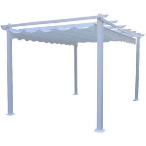 Milani Home ARON - gazebo da giardino 3x3 in alluminio