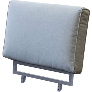 Milani Home schenale angolo per salotto modulare di design per esterno giardino Antracite 76 x 71 x 76 cm