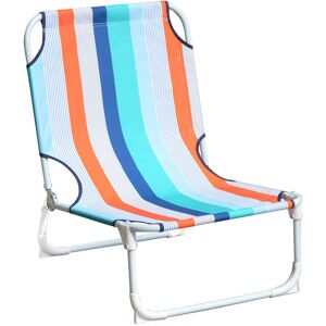 Milani Home Spiaggina Mare Sdraio Garda Oxford Per Campeggio Spiaggia Piscina Giardino Multicolor 55 x 64 x 52 cm