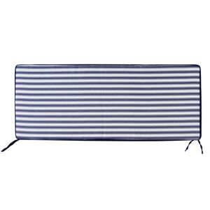 Milani Home cuscino 110 con doppia cucitura idrorepellente Blu 110 x 4 x 45 cm