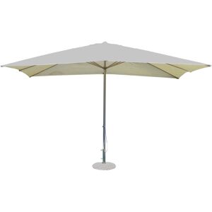 Milani Home Ombrellone Da Giardino 3x4 Palo Centrale Tortora Telo Beige Per Esterno Ristora Tortora 300 x 270 x 400 cm