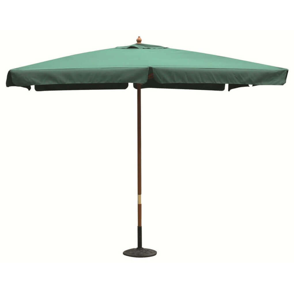 Milani Home DOMINUS - ombrellone da giardino 3x3 palo centrale in legno