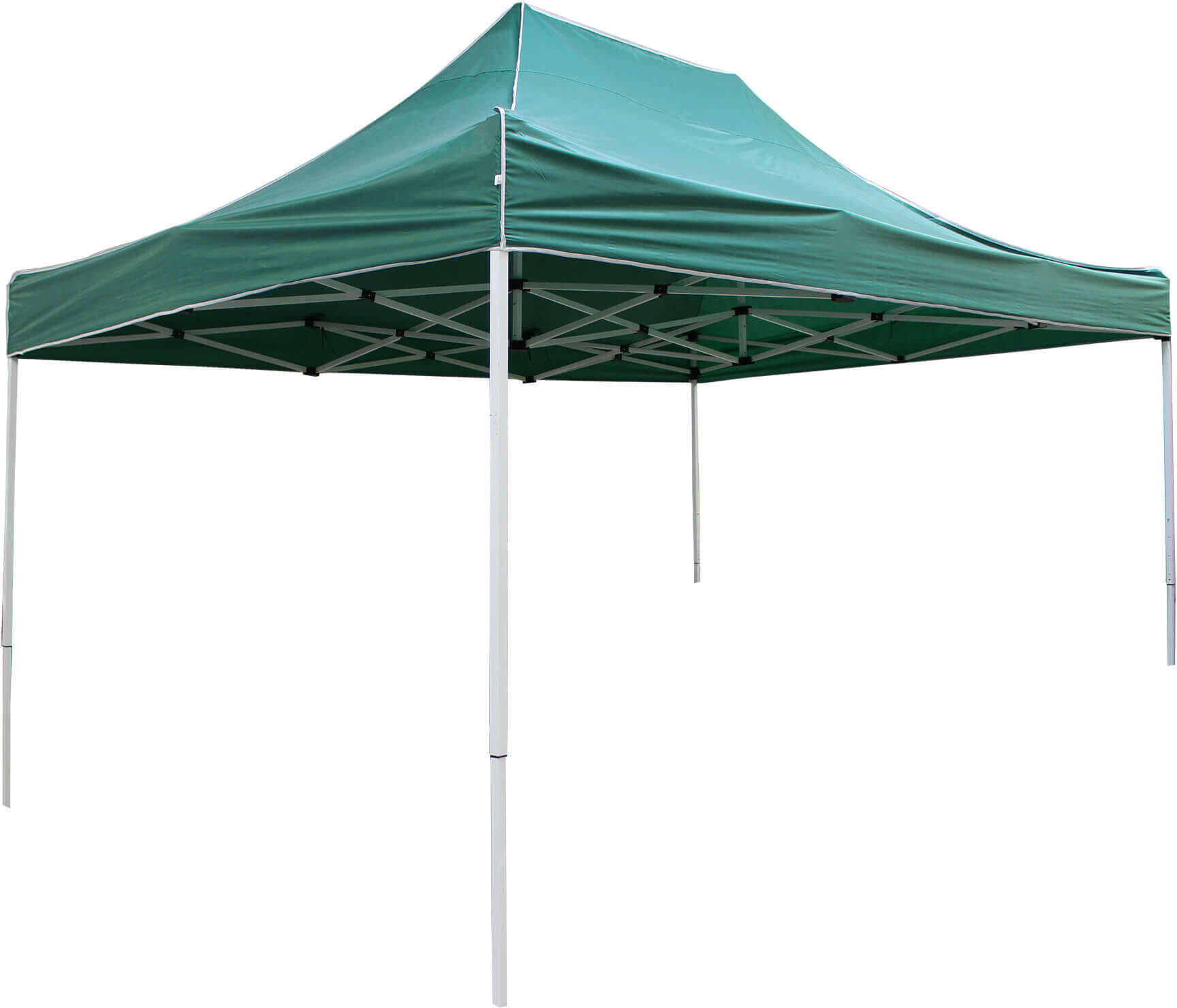 Milani Home Gazebo Pieghevole Professionale 3x4,5 In Metallo Telo Verde Chiudibile Per Merc Verde 290 x 325 x 440 cm