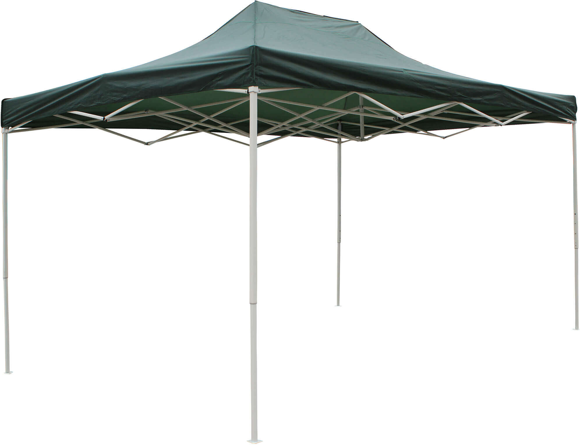 Milani Home Gazebo Pieghevole 3x4,5 Professionale In Metallo Telo Verde Chiudibile Per Merc Verde 290 x 320 x 440 cm