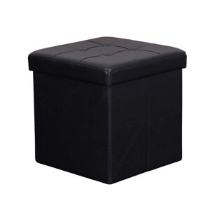 Milani Home ZARA - pouf quadrato in ecopelle