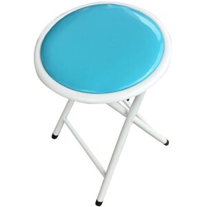 Milani Home Sgabello Slim Azzurro Per Interno Sala Da Pranzo Salotto Cucina Ufficio Blu 30 x 45 x 30 cm