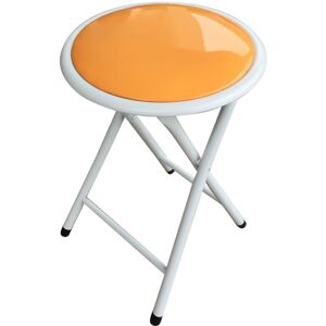 Milani Home Sgabello Slim Arancione Per Interno Sala Da Pranzo Salotto Cucina Ufficio Arancione 30 x 45 x 30 cm