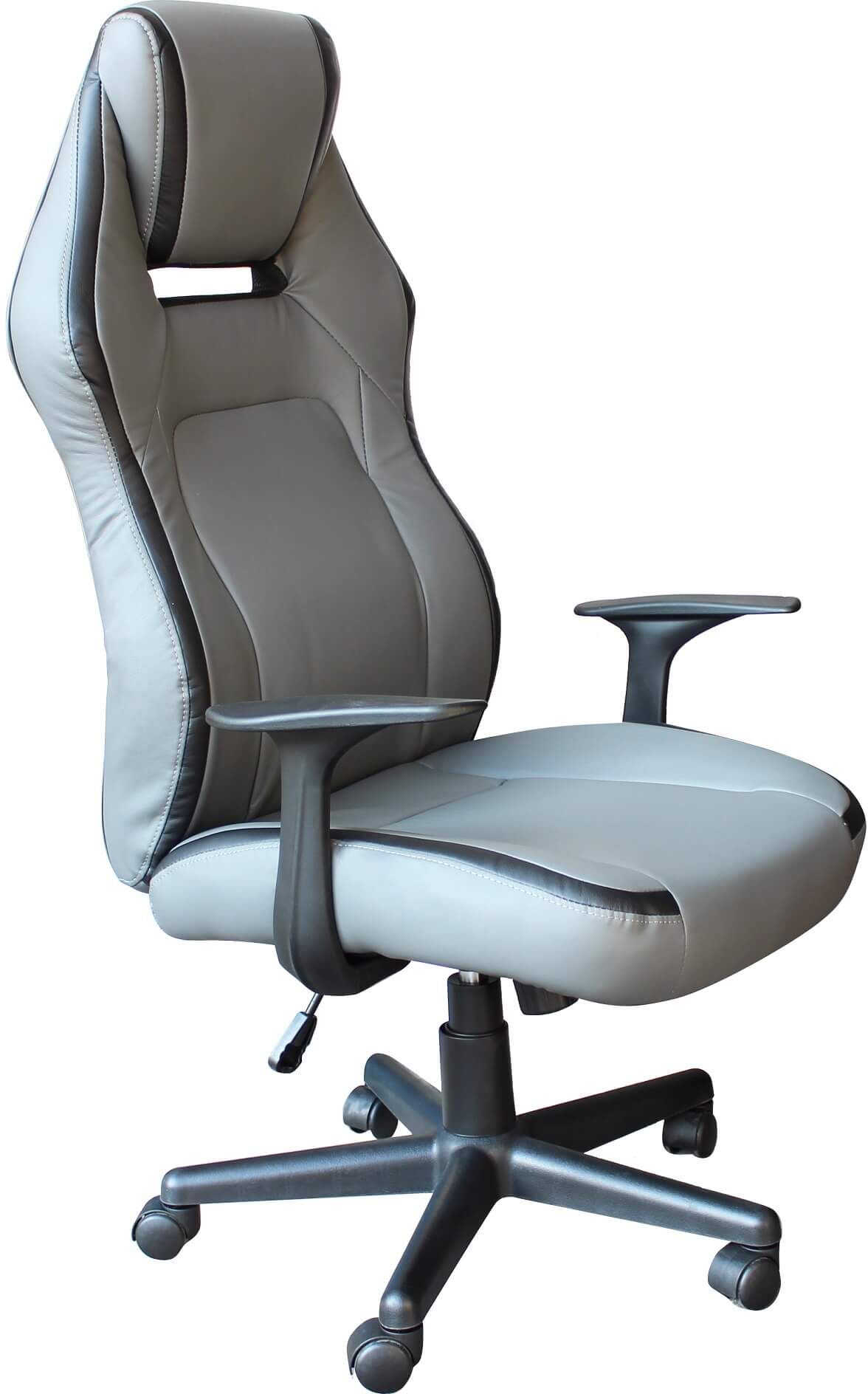 milani home poltrona da gaming ergonomica con poggiatesta e supporto lombare sedia da lavor grigio chiaro 68 x 127 x 66 cm