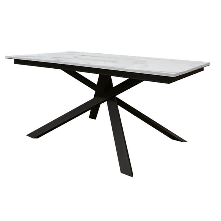 Milani Home DIAMANT - tavolo da pranzo allungabile  cm 80 x 120/160 x 77 h