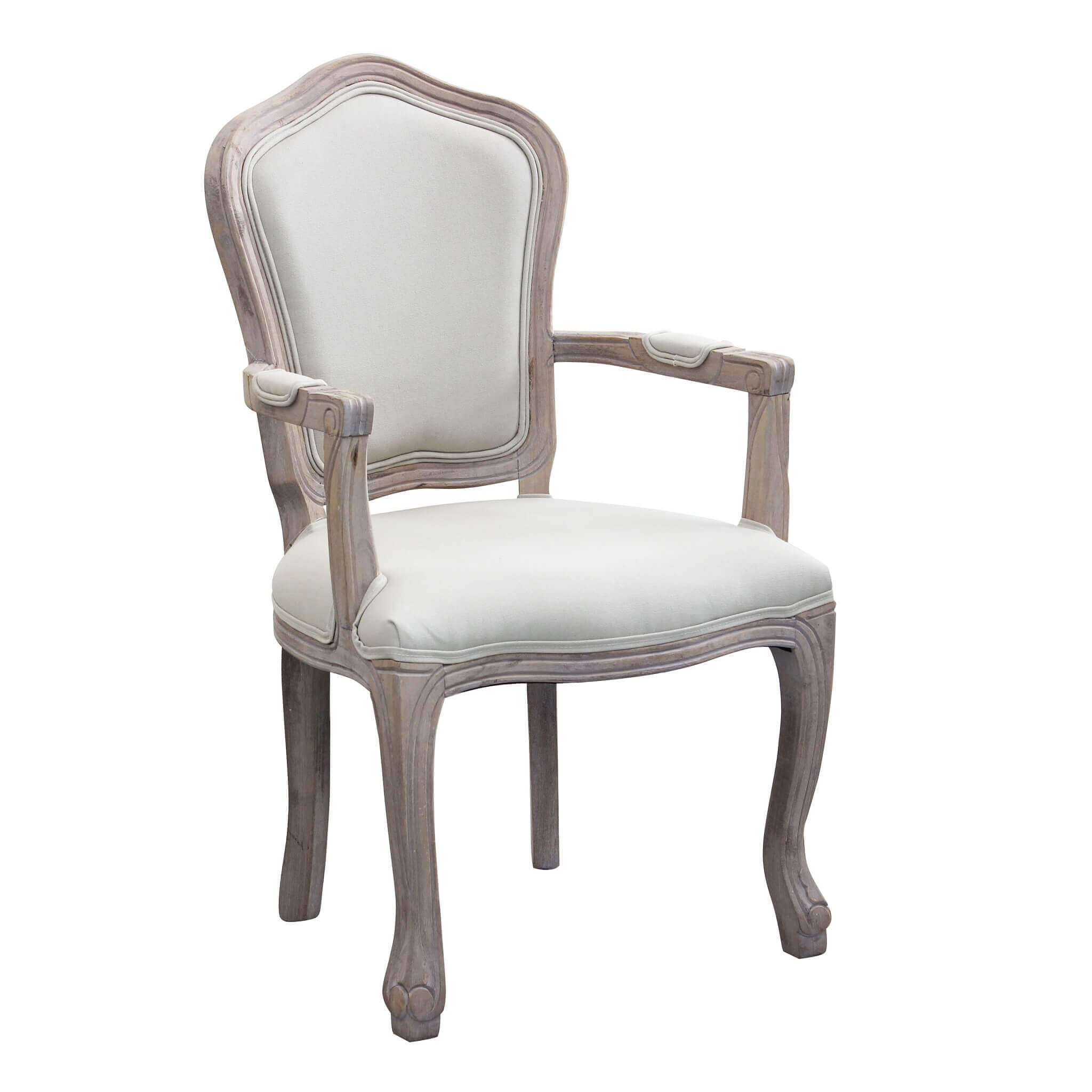 Milani Home sedia vintage in ecopelle di design inglese per salotto moderno Bianco 51 x 99 x 55 cm