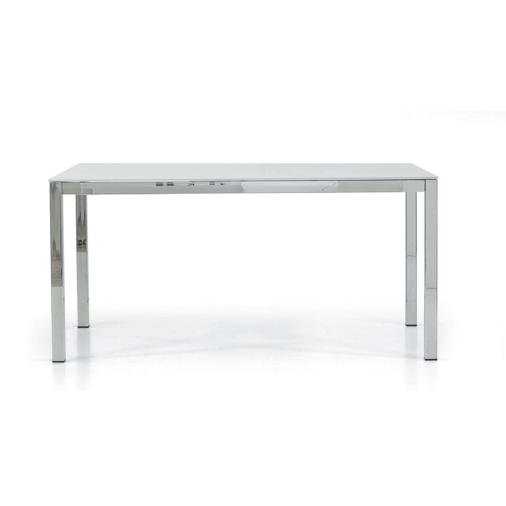 Milani Home NELSON - tavolo da pranzo moderno allungabile in vetro 90x140/190