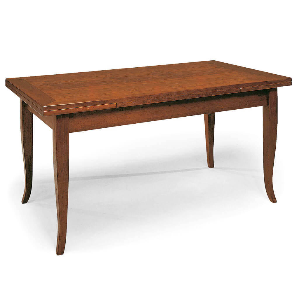 Milani Home DONNY - tavolo consolle allungabile in legno in legno massello 70x100/140/180