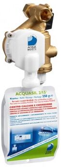 Acquabrevetti Minidue Filtro 1/2 '' F Filtro Pulente E Valvola D'Arresto + Pompa Dosatrice Volumetrica Meccanica Compatta Pm006