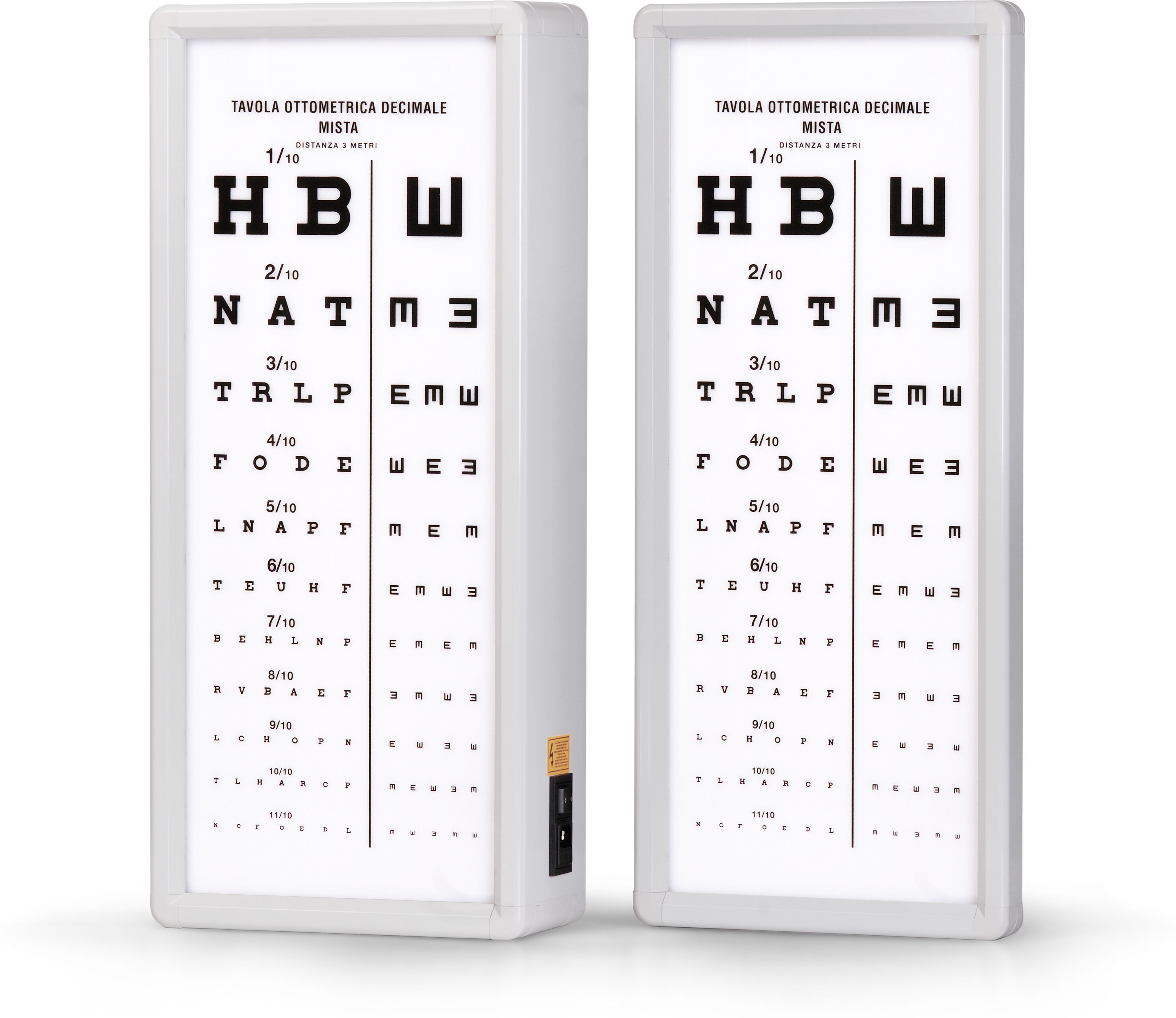 Weiko OTTOTIPO LUMINOSO DECIMALE MISTO 3mt - CM 29,5x67,5x12 Weiko OTTOTIPO LUMINOSO DECIMALE MISTO 3mt - CM 29,5x67,5x12