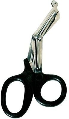 Vincal Forbici emergenza 15 cm con lame in acciaio inox - Colore nero Vincal Forbici emergenza 15 cm con lame in acciaio inox - Colore nero