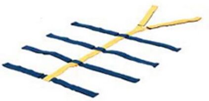 Vincal Cintura di immobilizzazione a ragno per tavola spinale pediatrica, regolabile, con bloccaggi in velcro Vincal Cintura di immobilizzazione a ragno per tavola spinale pediatrica, regolabile, con bloccaggi in velcro