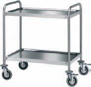 Vincal Carrello in acciaio inox a 3 ripiani Vincal Carrello in acciaio inox a 3 ripiani