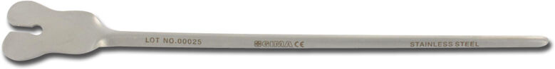 Gima Sonda scanalata Butterfly  - in acciaio inox - dim 14 cm Gima Sonda scanalata Butterfly  - in acciaio inox - dim 14 cm