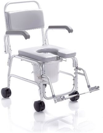 Moretti Sedia comoda per doccia  - su ruote, con wc Moretti Sedia comoda per doccia  - su ruote, con wc