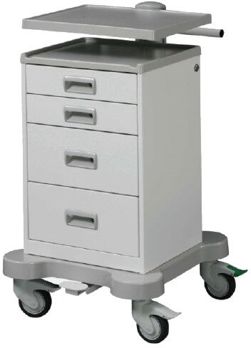 Vincal Carrello portastrumenti con 4 cassetti e 2 ripiani di cui 1 regolabile in altezza Vincal Carrello portastrumenti con 4 cassetti e 2 ripiani di cui 1 regolabile in altezza