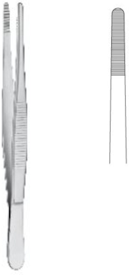 Bob Instruments Pinza anatomica standard retta - 25 cm Bob Instruments Pinza anatomica standard retta - 25 cm