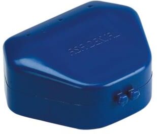 --- None --- Contenitore per protesi e apparecchi ortodontici, in polipropilene atossico - colori vari --- None --- Contenitore per protesi e apparecchi ortodontici, in polipropilene atossico - colori vari