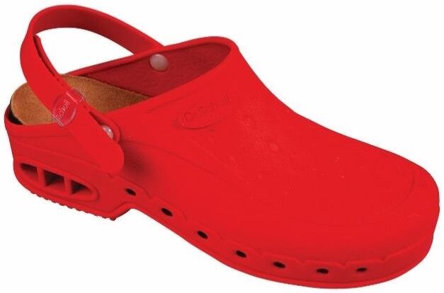 Scholl Zoccoli Dr  Worktime - Antistatici, nickel free - colore rosso - misure varie Scholl Zoccoli Dr  Worktime - Antistatici, nickel free - colore rosso - misure varie