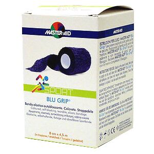 Master Aid Benda Elastica Autobloccante Blu Grip