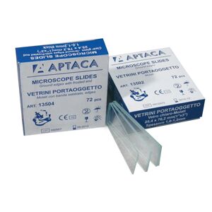 Aptaca Vetrini Portaoggetto Lavati E Sgrassati Dim 26 X 76 Mm Cf 72 Pz Varie Tipologie