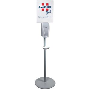 Amuchina Piantana Porta Dispenser Automatico Gel Con Cartello