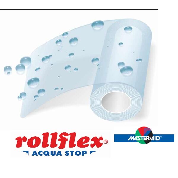 masteraid medicazione rollflex acqua stop in poliuretano impermeabile ad acqua e batteri misure varie