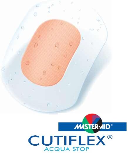 MasterAid Cerotto impermeabile Cutiflex Acqua Stop - CF 50 Pz - Misure Varie MasterAid Cerotto impermeabile Cutiflex Acqua Stop - CF 50 Pz - Misure Varie