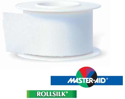 MasterAid Cerotto rollsilk in seta artificiale - misure varie MasterAid Cerotto rollsilk in seta artificiale - misure varie