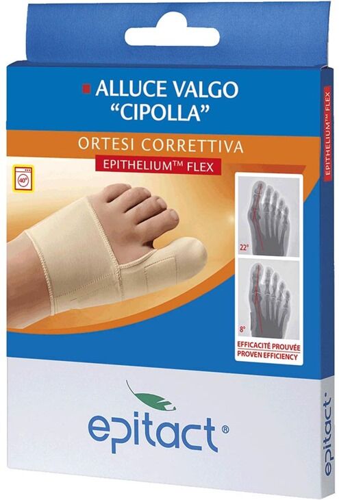 Epitact Tutore per alluce valgo ® - Ortesi correttiva con tirante in silicone brevettato EPITHELIUMFLEX® - Misure varie Epitact Tutore per alluce valgo ® - Ortesi correttiva con tirante in silicone brevettato EPITHELIUMFLEX® - Misure varie