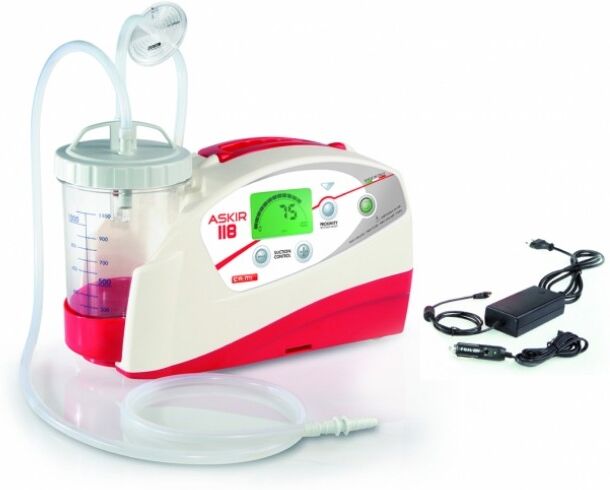 CA-MI Aspiratore chirurgico ASKIR 118 Basic - Vaso da 1 Lt CA-MI Aspiratore chirurgico ASKIR 118 Basic - Vaso da 1 Lt