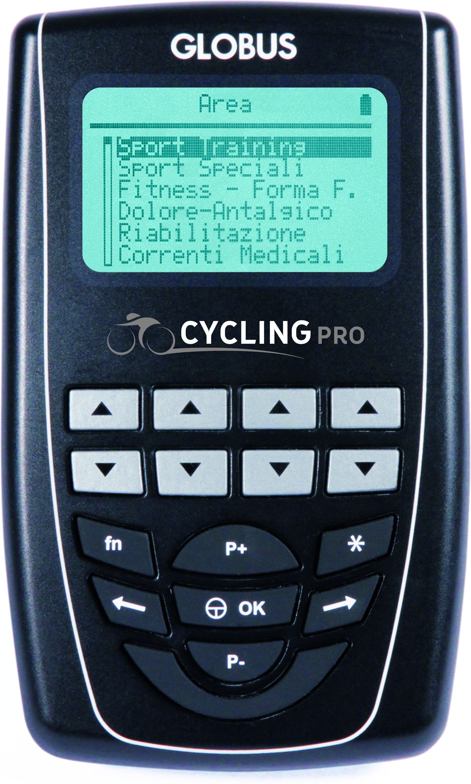Globus Elettrostimolatore  Cycling Pro - 4 canali - Linea SPort - 270 programmi Globus Elettrostimolatore  Cycling Pro - 4 canali - Linea SPort - 270 programmi